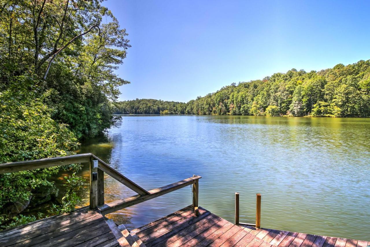 Lakefront Mountain Rest Cottage With Gas Fireplace! Walhalla Екстер'єр фото