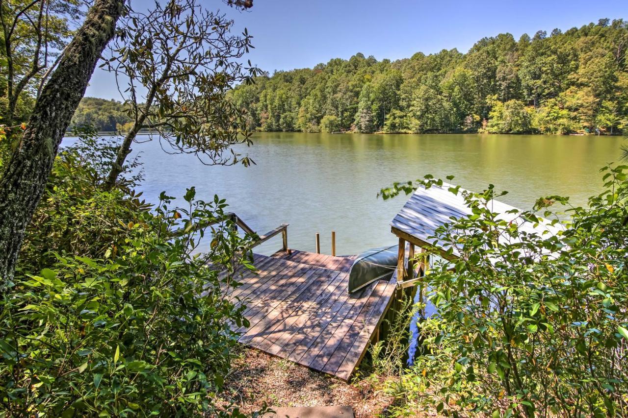 Lakefront Mountain Rest Cottage With Gas Fireplace! Walhalla Екстер'єр фото